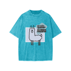 Llama-Mazing Snow Washed Kids' T-Shirt