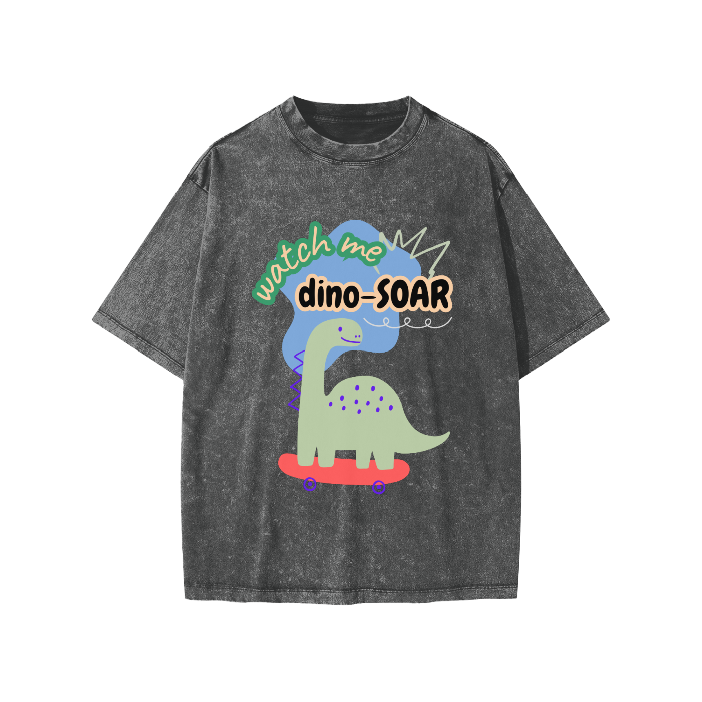 Dino-SOAR Snow Washed Kids' T-Shirt