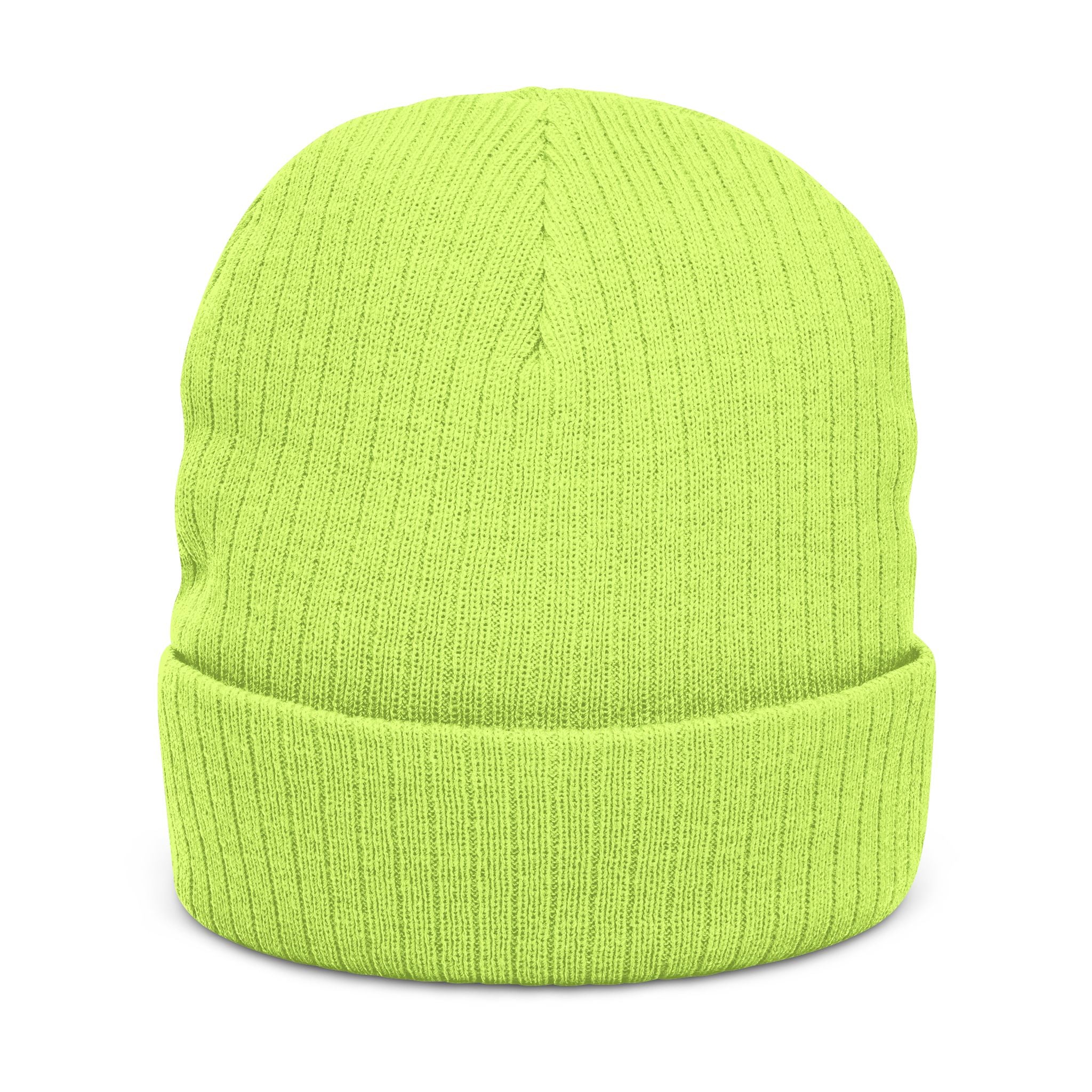 Embroidered 'Come As You Are' Ribbed Knit Beanie