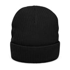 Embroidered 'Come As You Are' Ribbed Knit Beanie