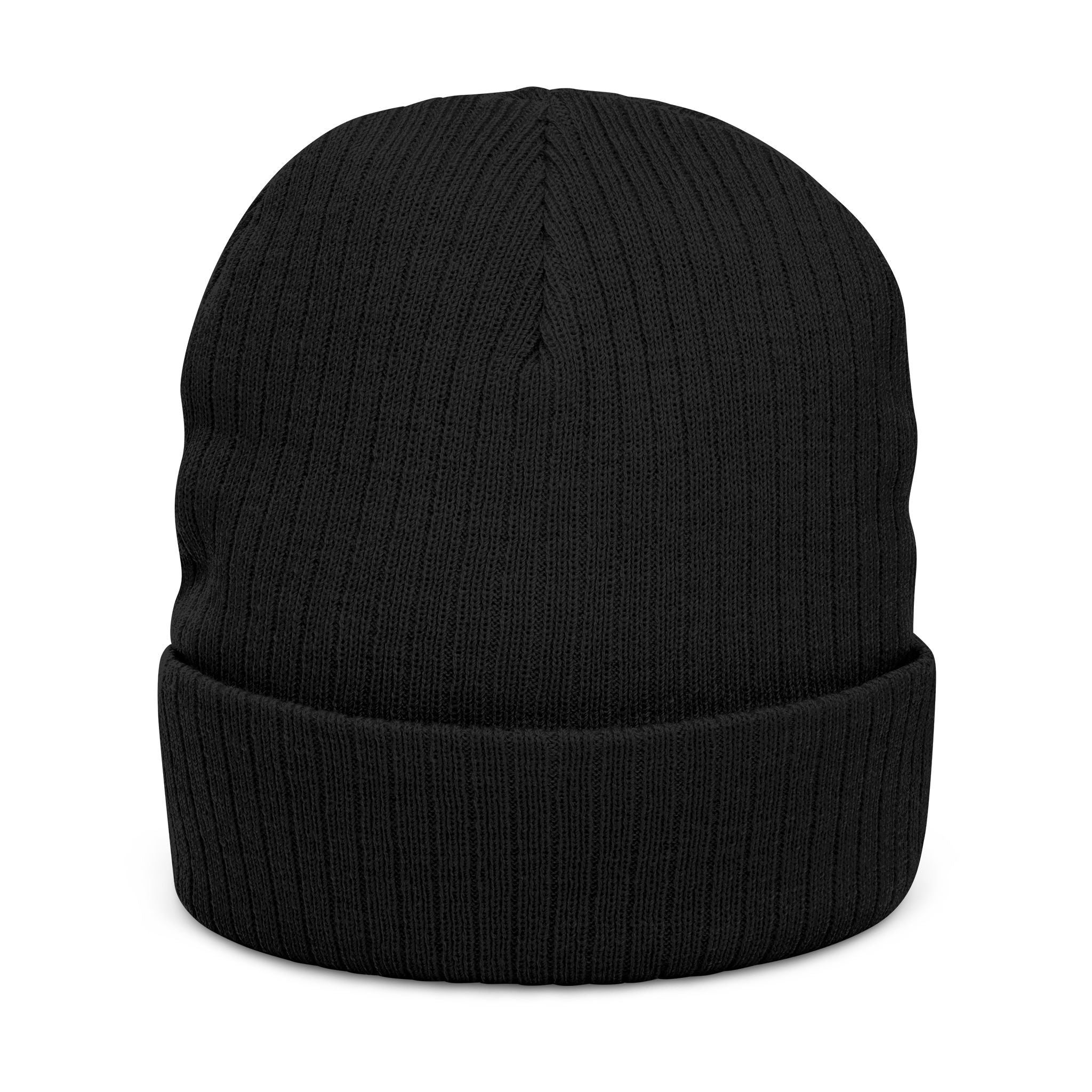 Embroidered 'Come As You Are' Ribbed Knit Beanie