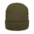 Embroidered 'Come As You Are' Ribbed Knit Beanie