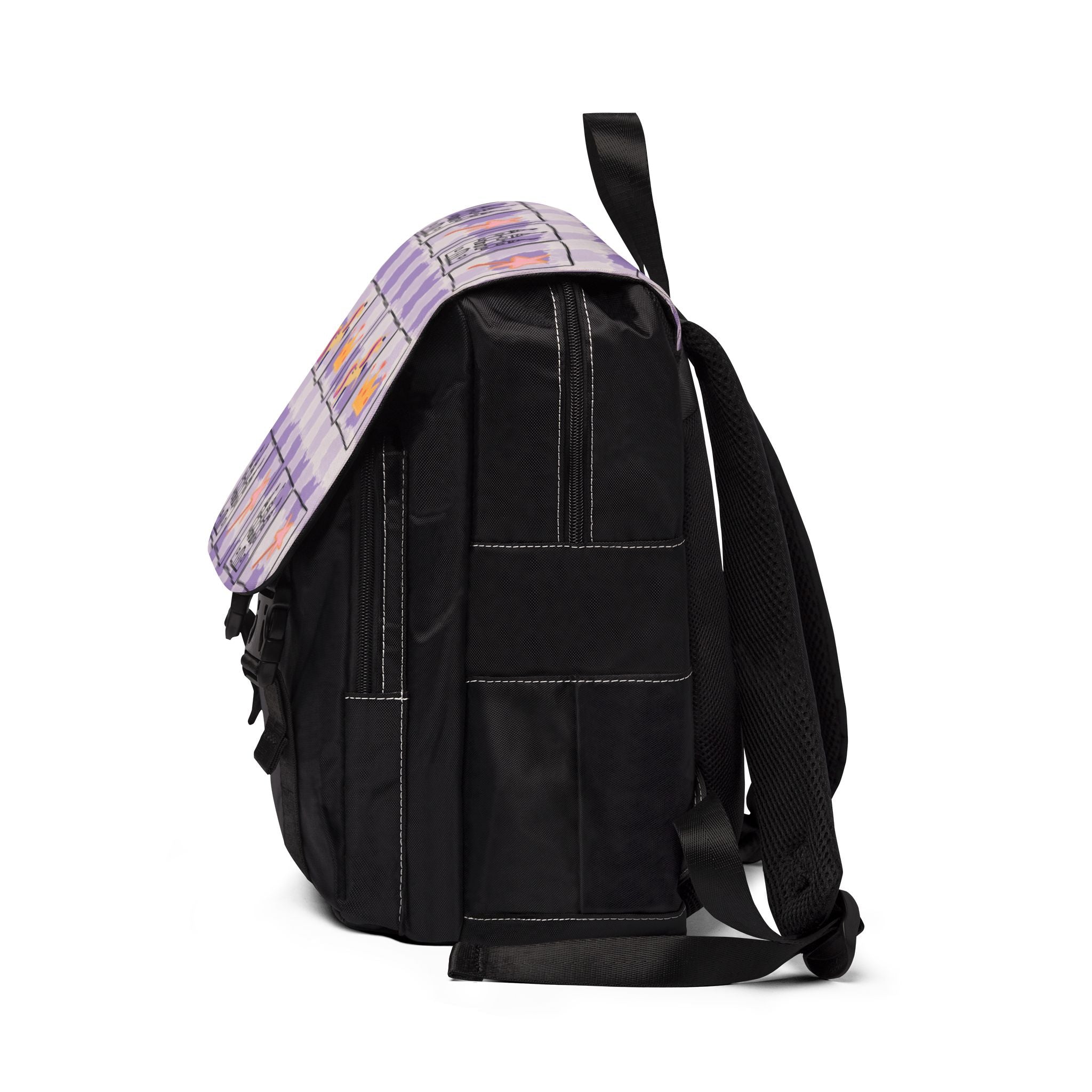 My Little Fairytale Backpack — Purple Kids School Daypack with Crown & Castle Design