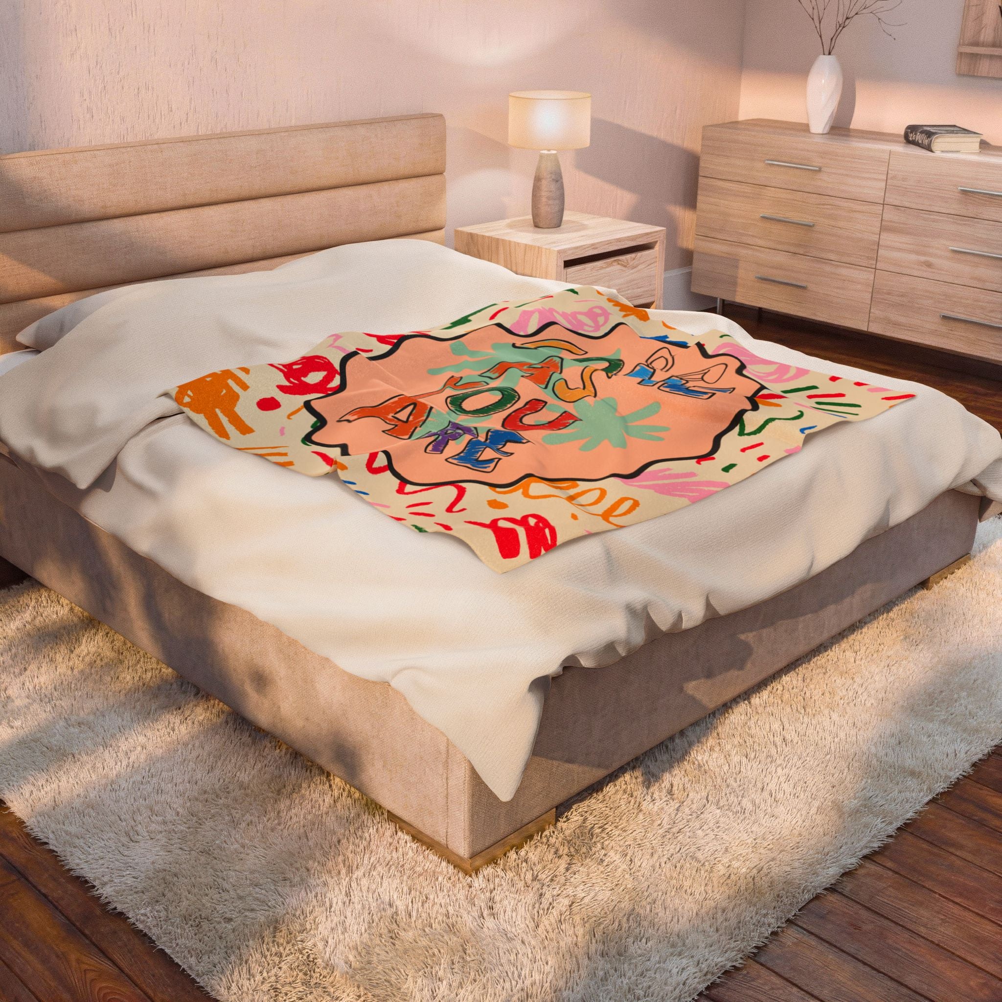 Come As You Are - Kid's Velveteen Plush Blanket