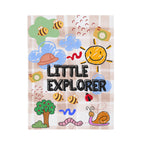 Little Explorer Velvet Plush Baby Blanket — Animal & Nature Nursery Throw