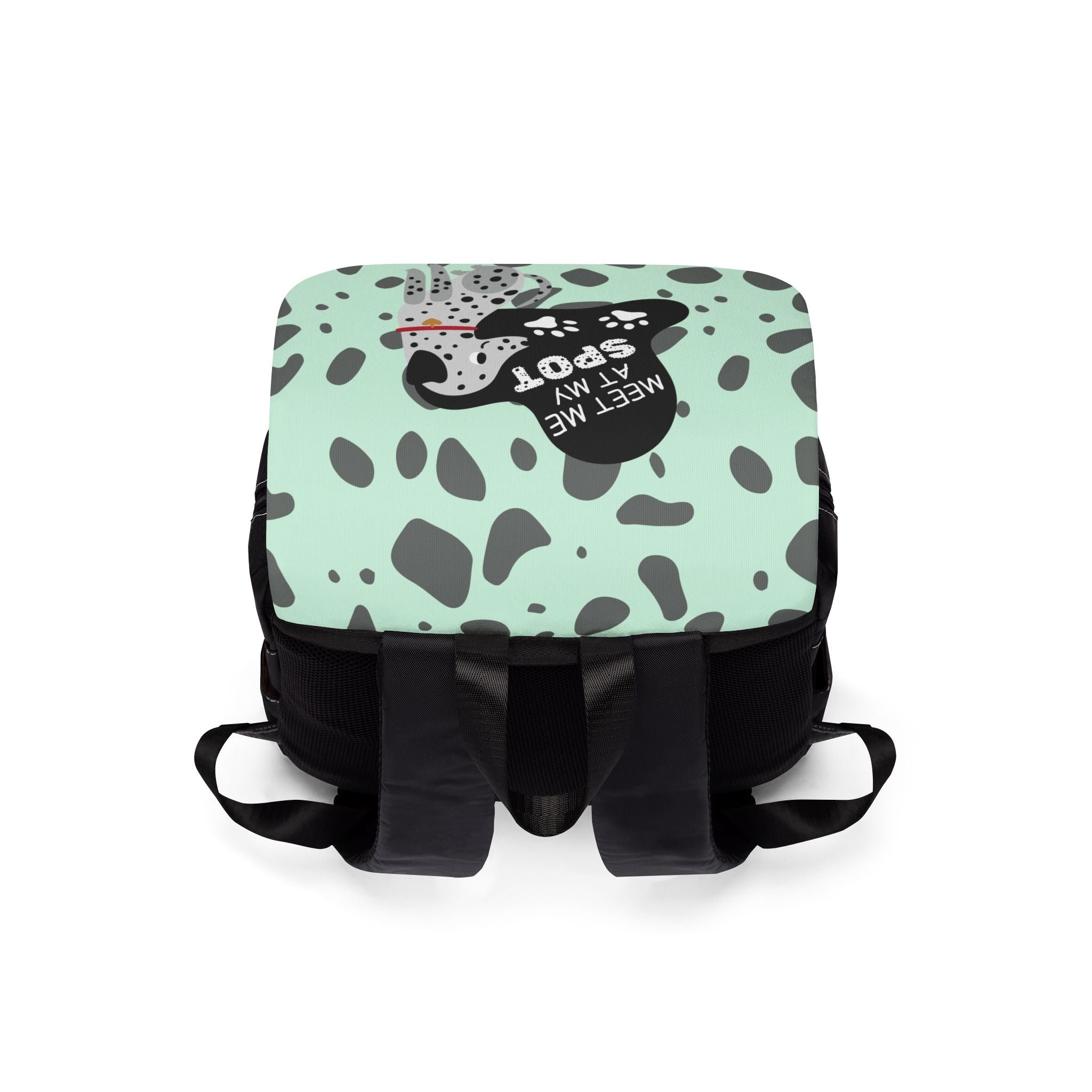 Dalmatian 'Meet Me At My Spot' Backpack - Dog Print Preschool Daypack
