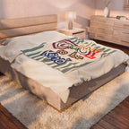 Cool to Be Kind Velveteen Plush Blanket – Soft Inspirational Kids Throw