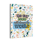 This Tiny Human Will Change the World Large Canvas - Room Decor