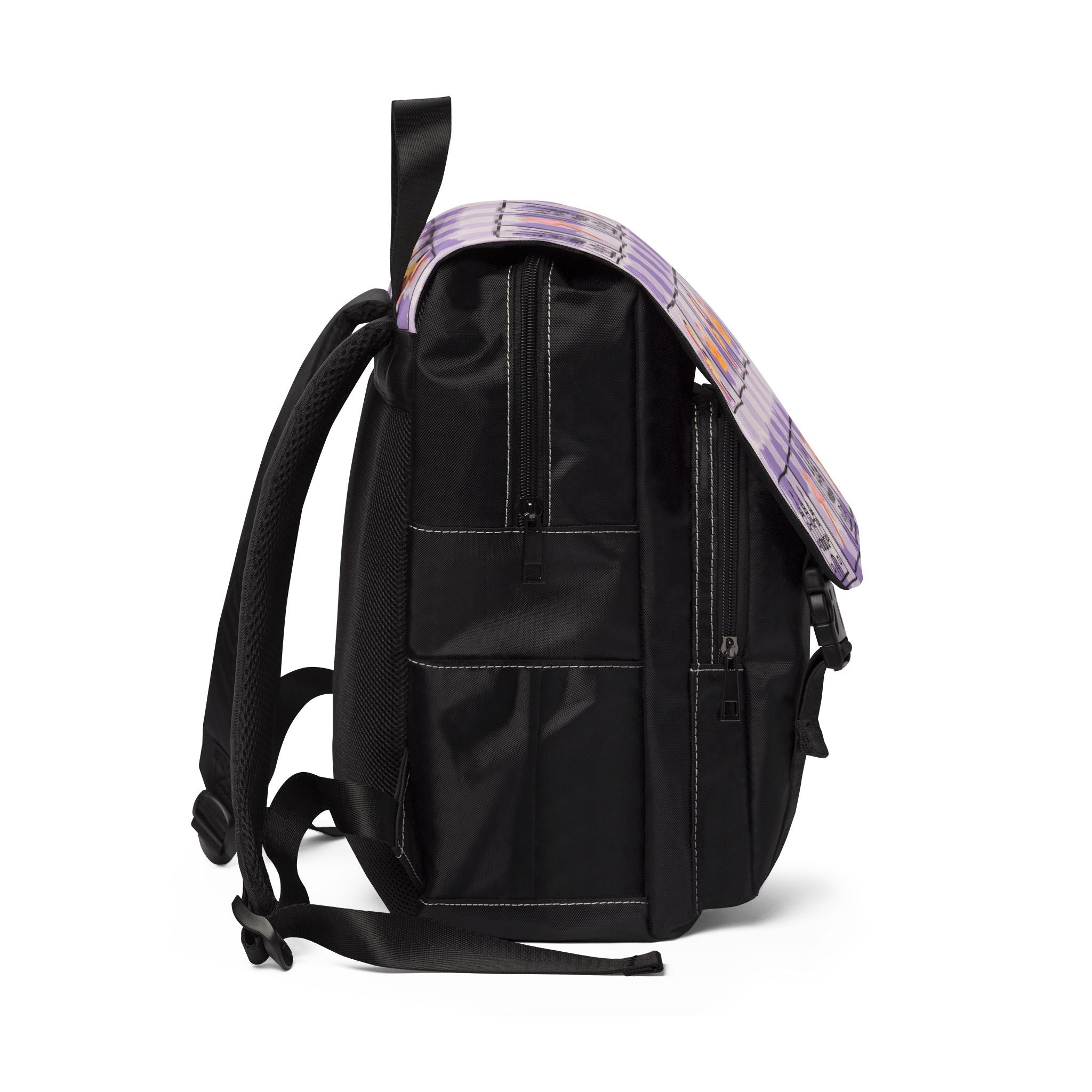 My Little Fairytale Backpack — Purple Kids School Daypack with Crown & Castle Design