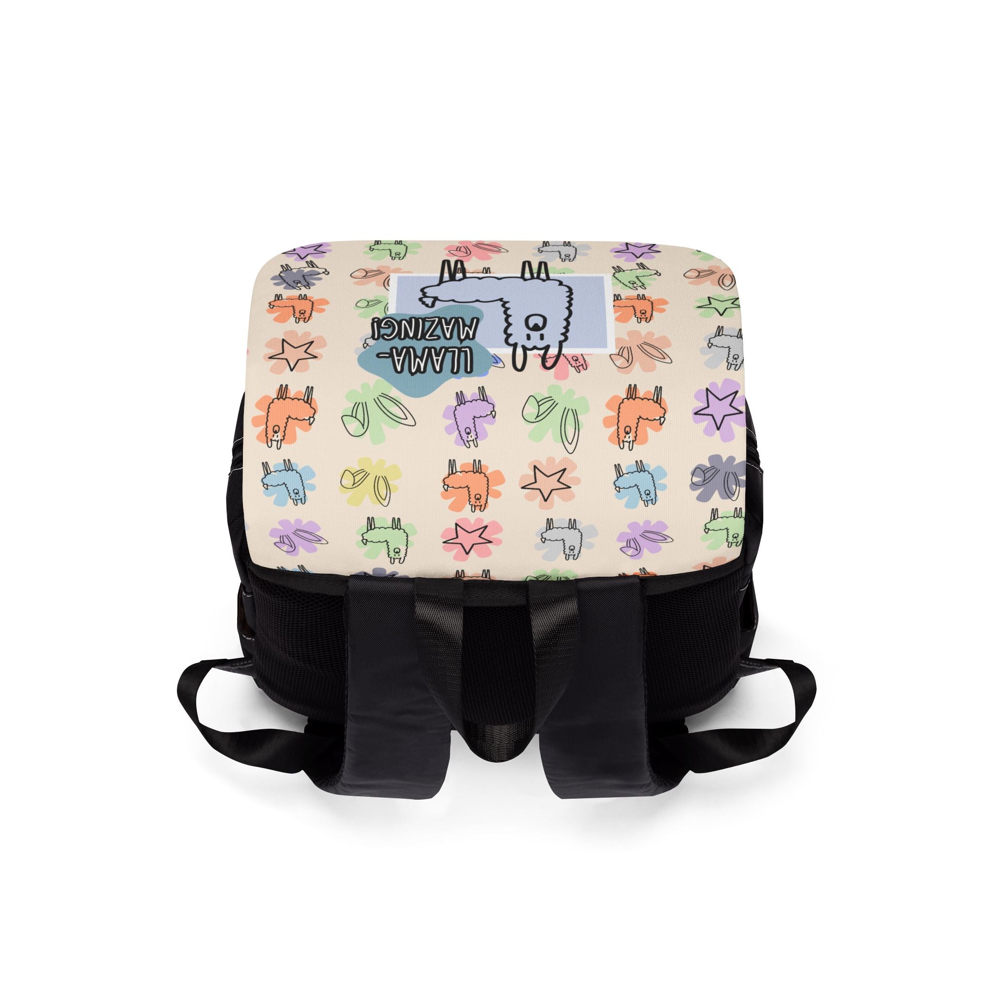 Llama Doodle Backpack — Preschool Daypack