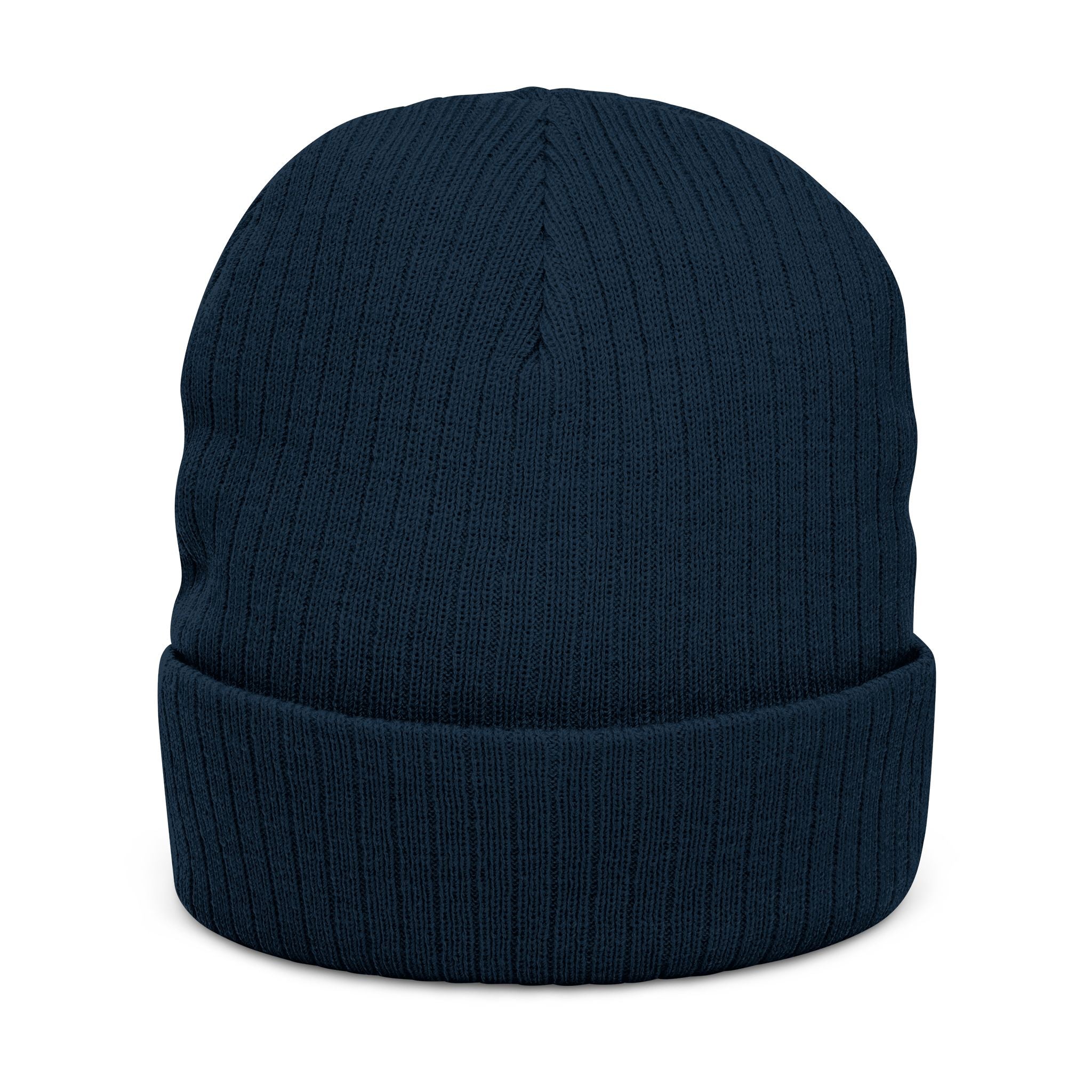 Embroidered 'Come As You Are' Ribbed Knit Beanie