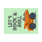 Toddler Blanket — "Let's Rock & Roll" Dump Truck Baby Throw Blanket