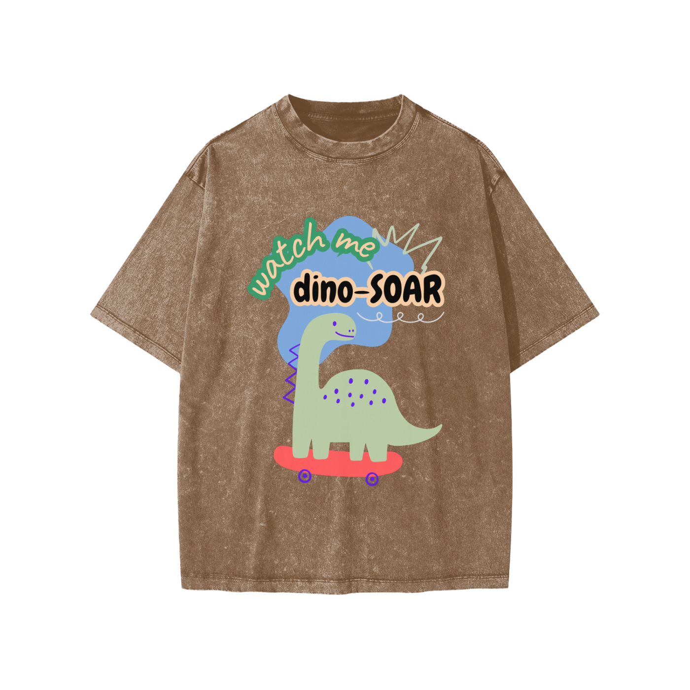 Dino-SOAR Snow Washed Kids' T-Shirt