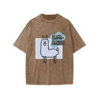Llama-Mazing Snow Washed Kids' T-Shirt