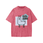 Llama-Mazing Snow Washed Kids' T-Shirt