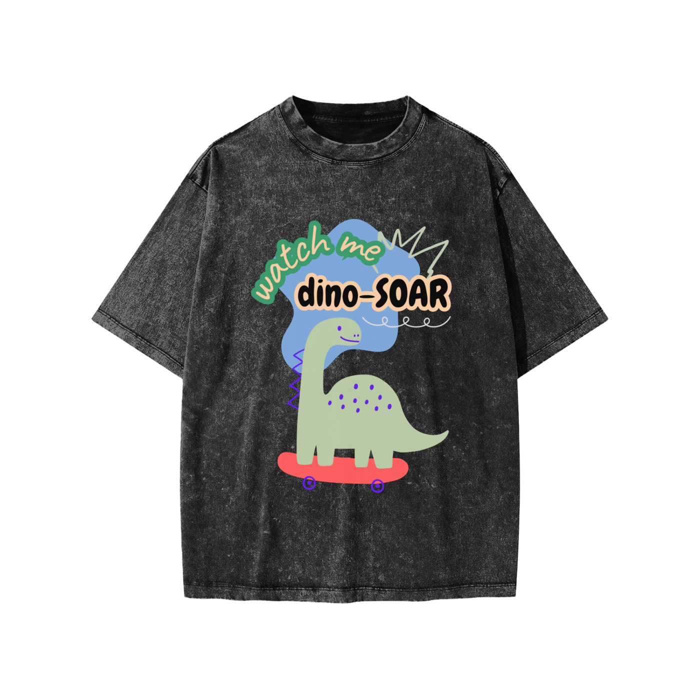 Dino-SOAR Snow Washed Kids' T-Shirt